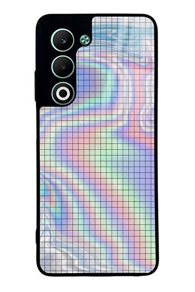 Spoyi Oppo A5 5G Neon Dama Tasarımlı Glossy Telefon Kılıfı