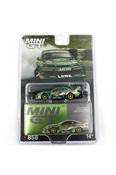 mini gt 1:64 Nissan Silvia S15 Lbwk 2024 Fausto Racing Diecast Model Car