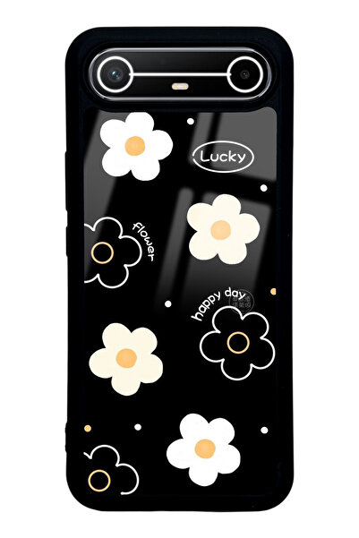 Spoyi Tecno Spark Slim Lucky Happy Day Tasarımlı Glossy Telefon Kılıfı
