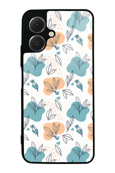 Spoyi Tecno Spark Go 2 Glossy Phone Case with Tiny Leaves Design