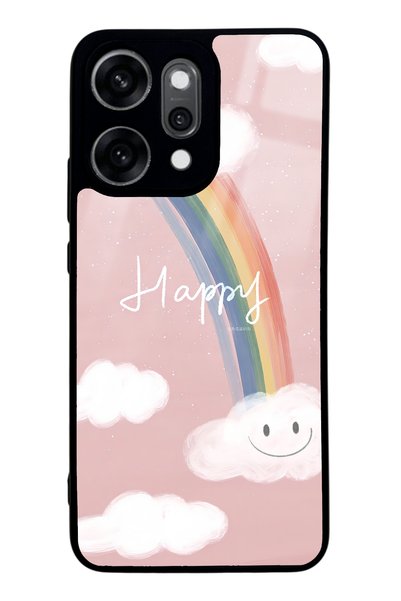 Spoyi Oppo Reno 14 Pro Happy Cloude Design Glossy Phone Case