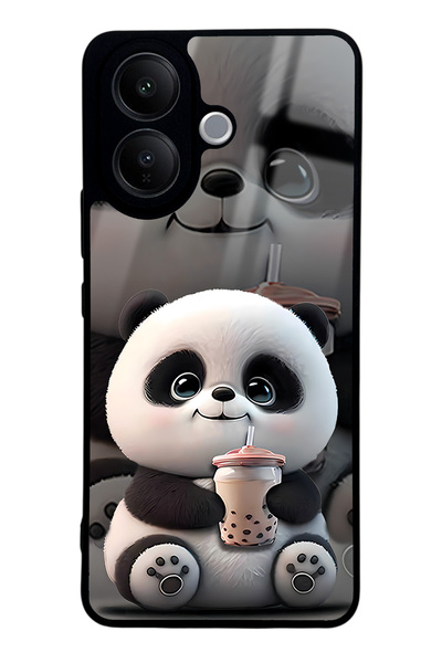 Spoyi Vivo V60 Lite Baby Panda Tasarımlı Glossy Telefon Kılıfı