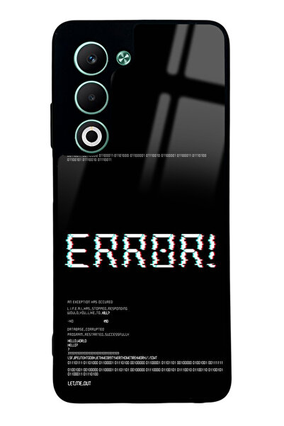 Spoyi Oppo A5 5G Error Tasarımlı Glossy Telefon Kılıfı