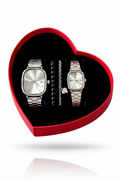 Tisaati Premium Serisi Kalpli Kutulu Özel Tasarım Lüks Erkek ve Kadın Çift Ko...