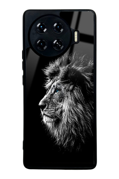 Spoyi غطاء هاتف تكنو سبارك 20 برو بلس بتصميم أسد لامع