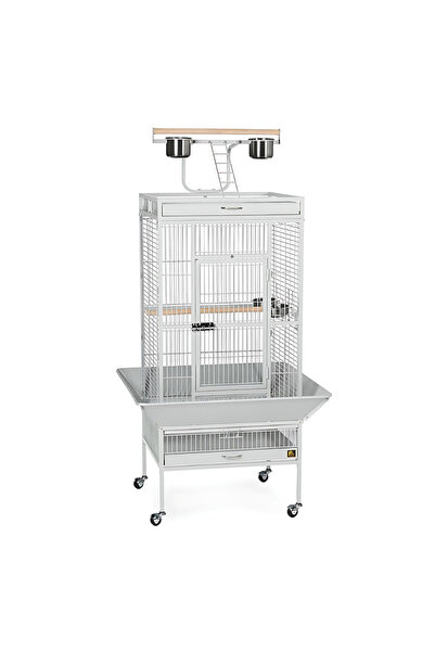 Dayang قفص طيور (A10) - 67 × 67 × 156 سم - أبيض