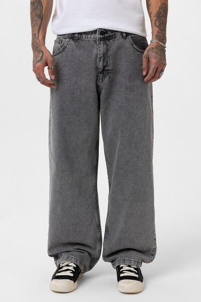 VAMOSCLO Baggy Fit Jean Gray