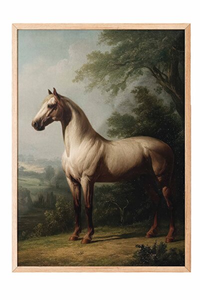 Postifull Vintage Painting, Wooden Framed Poster, Vintage Wall Decor