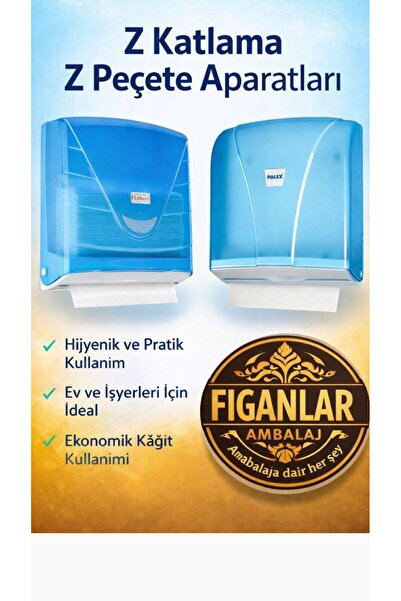 figanlar ambalaj X2 adet mavi plastik Z havlu aparatı Z katlama peçete aparat...