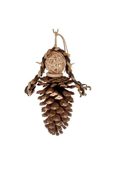 Vanpet لعبة طائر من خشب الصنوبر 32×12 سم - BTLB01145