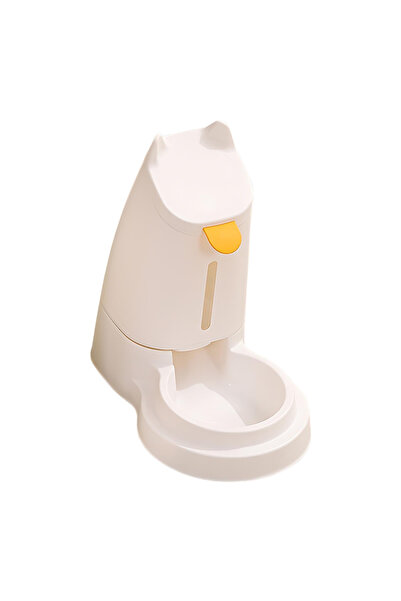 PADO موزع طعام للقطط - أبيض 32 × 19.5 × 33 سم