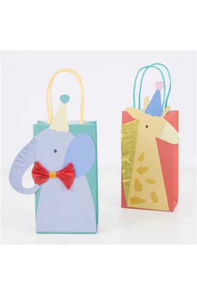 Meri Meri Animal Parade Party Bags - Animal Parade Party Bags (Pack of 8)