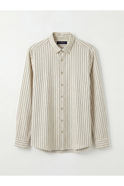 LC Waikiki Artı-Store Men's Shirt with Long Sleeves and Striped Pattern. The ...