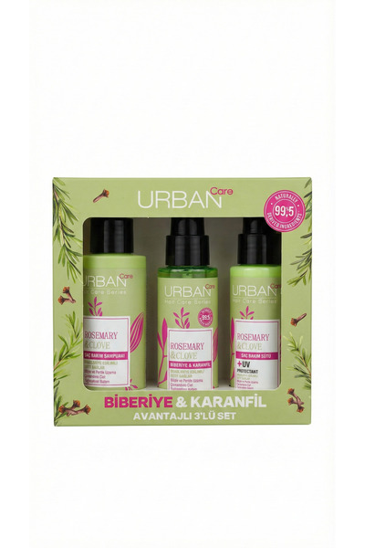 Urban Rosemary&Clove Saç Bakım Seti (Biberiye Bakım Suyu 75 Ml-Bakım Sütü 75 ...