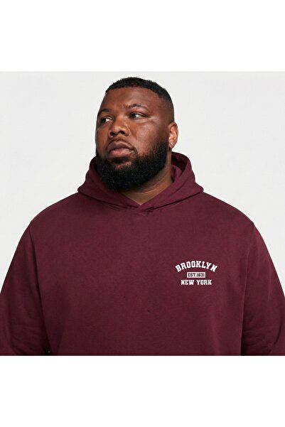 Mella&Co هودي ديب وين قصة فضفاضة