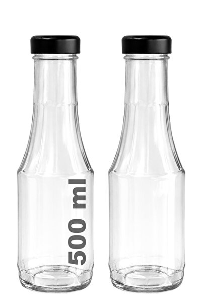 Afracam 500 ml Sütun Cam Şişe Meşrubat, Meyve Suyu, Limonata Şişesi 500 cc Me...