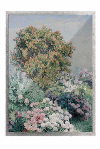 Postifull Vintage Painting, Silver Framed Poster, Vintage Wall Decor