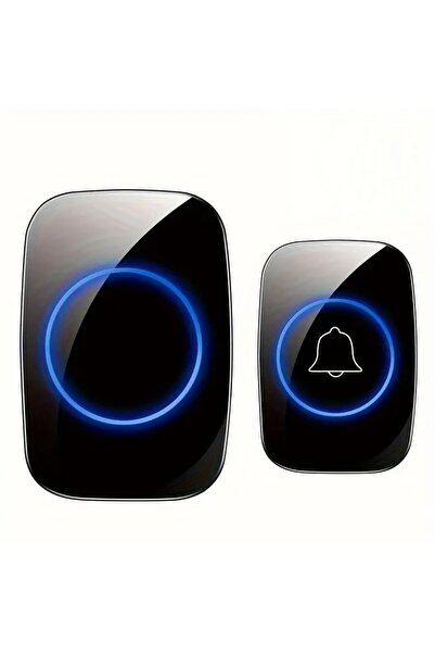 FOXMAG24 Wireless doorbell, 150m range, with welcome melodies, on/off button,...