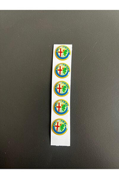 oto Alfa romeo anahtar kumanda amblemi damla etiket sticker A +1 etiket