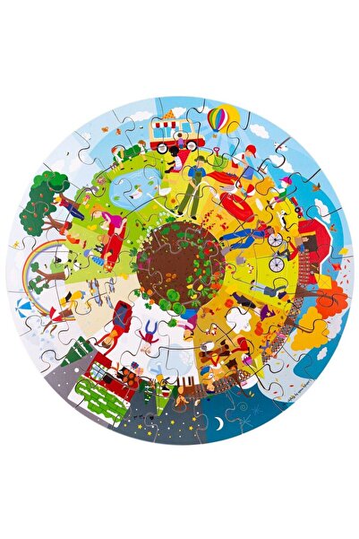 BIGJIGS Toys 360° Floor Puzzle - The Seasons