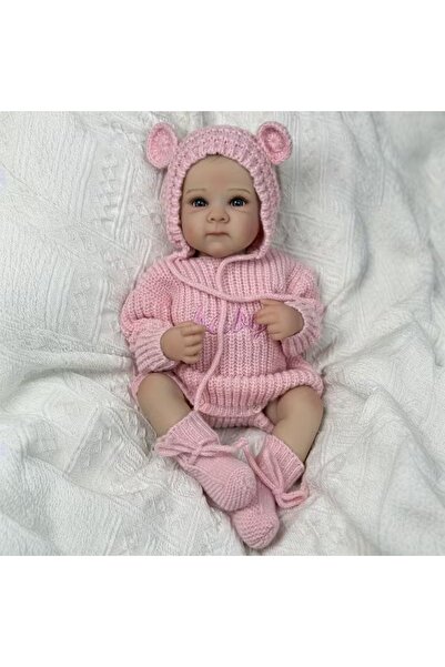 LunaDefano Reborn Gerçekçi Bebek 48 cm – Tam Vinil Gövde, El Yapımı, Canlı Te...