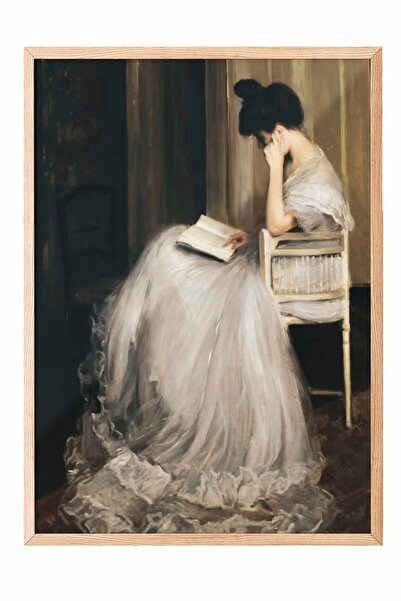 Postifull Vintage Painting, Wooden Framed Poster, Vintage Wall Decor