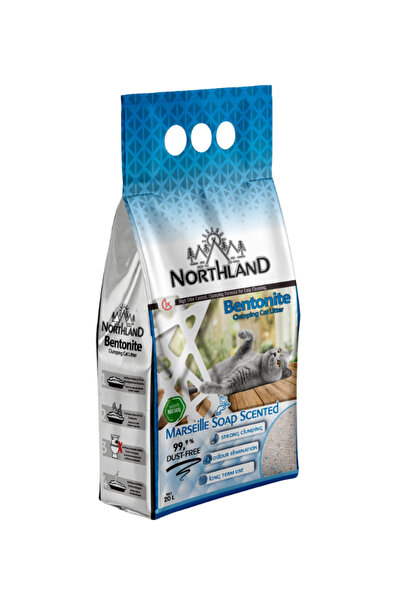 NORTHLAND Bentonite Clumping Cat Litter - Marseille Soap [Volume - 20L]