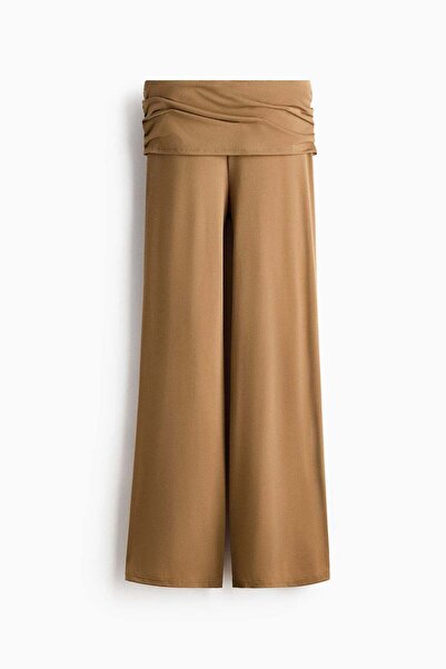 H&M Draped fine-knit trousers