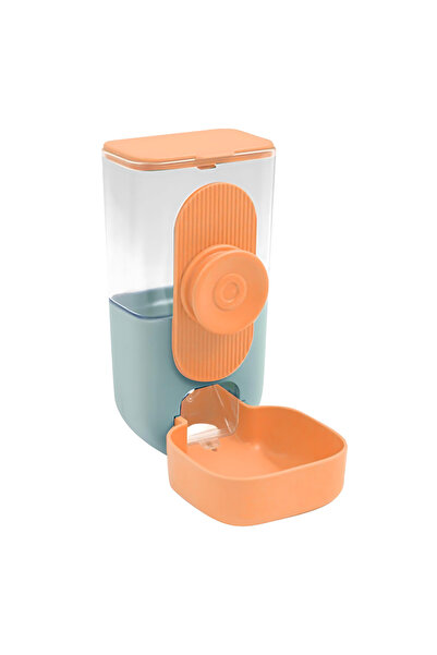 PADO موزع طعام صغير بلون الباستيل - برتقالي - [500 مل]