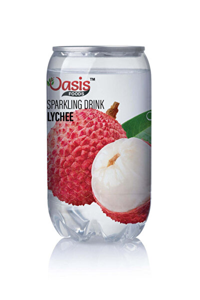 Oasis مشروب الليتشي الفوار، 350 مل × 24 قطعة