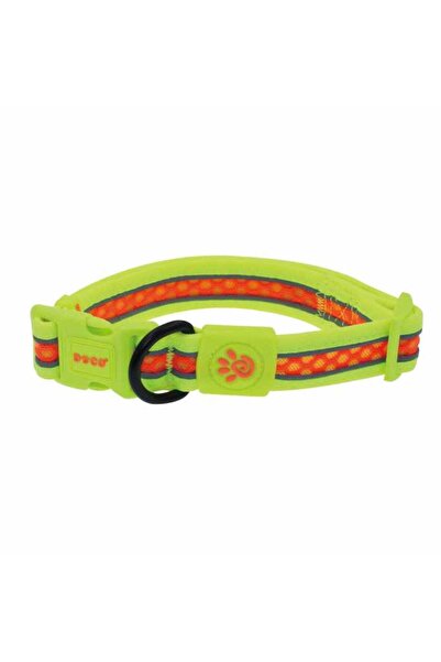 Doco طوق شبكي قمري (DCA032) [المقاس - كبير، اللون - برتقالي أمان]