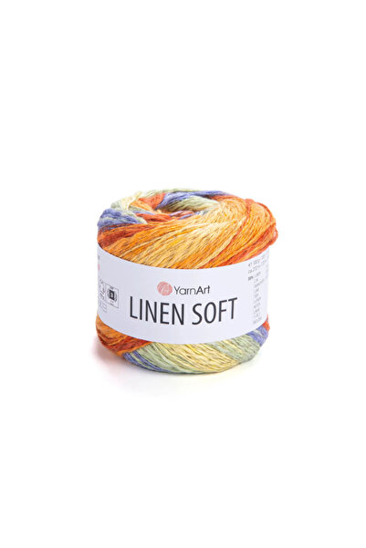 Yarnart Soft Linen %30 Keten %36 Viskon %34 Pamuk – 100 g 272 m Örgü İpi-7412...