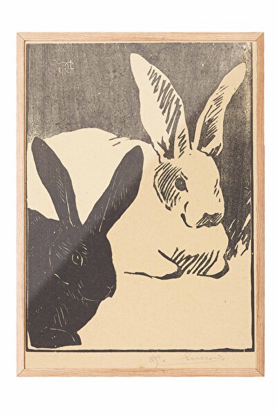 Postifull Vintage Painting, Wooden Framed Poster, Vintage Wall Decor