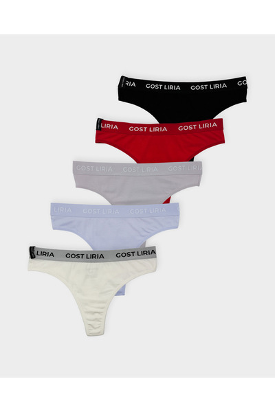 GOST LİRİA Daily Five String Külot 5 li Paket - Çok Renkli
