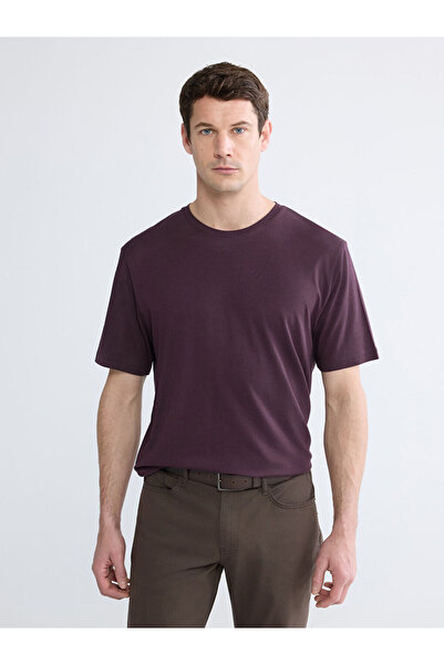 LC Waikiki Rmz Gi̇yi̇m Farkiyla Zero Roba Collar Modal Men's T-Shirt