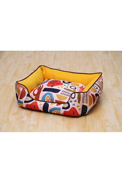 CATRY Dog/Cat Printed Cushion-111[Dimension - 70x60x18cm]