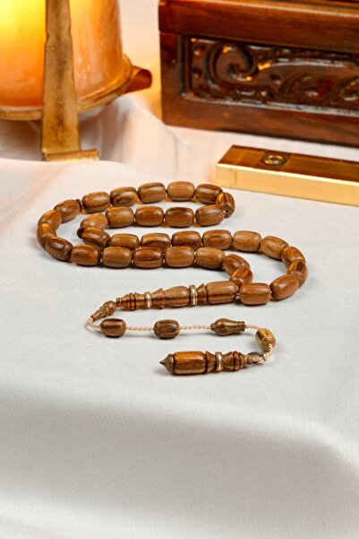 dergah tesbih Master Yusuf Cevher's Special Carved Imame Scented Oud Tree Pra...