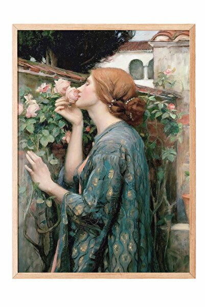 Postifull Vintage Painting, Wooden Framed Poster, Vintage Wall Decor