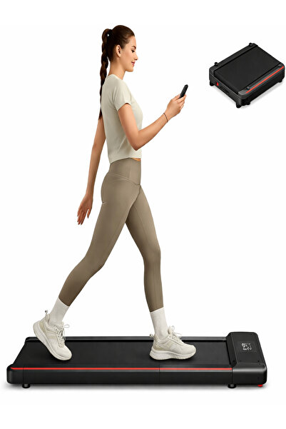 LIVVY Walking Pad Under Desk Treadmill, Foldable Portable Electric Treadmill ...