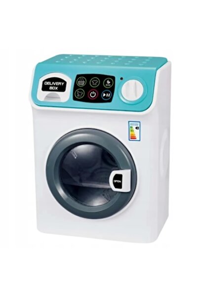 FOXMAG24 Mașină de spălat de jucărie, cu baterii, lumini și sunete, butoane i...