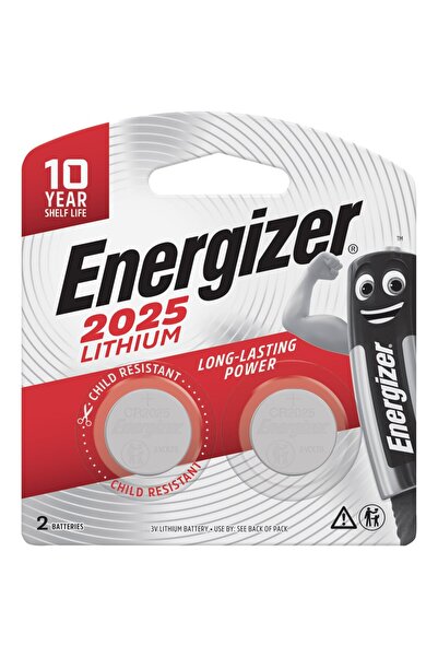 Energizer Watch & Electronic Lithium Battery 2025 2 Pack 3V