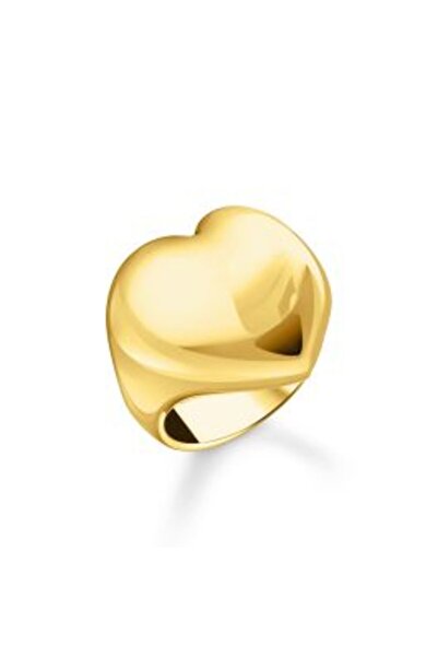 Thomas Sabo TR 2471-413-39-58 Bold - Gold-plated Ring in Heart Shape Ladies