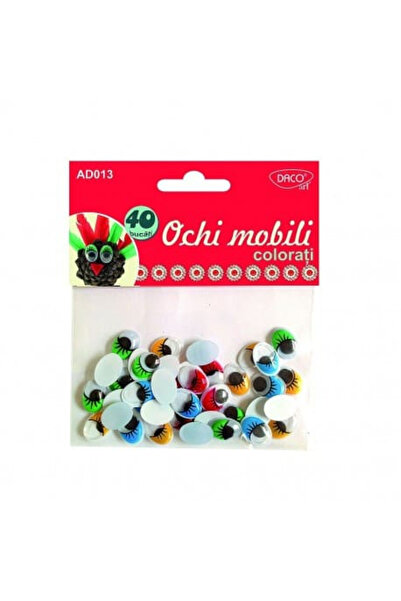 daço Accesorii craft - Ochi Mobili Colorati AD013