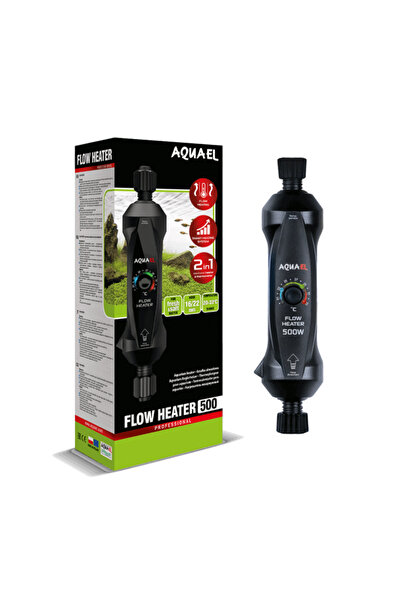 Aquael سخان تدفق [الطاقة - 500 واط]