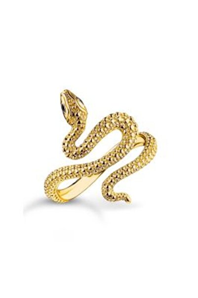 Thomas Sabo TR2483-427-39-54 Inel cu șarpe placat cu aur, doamne romantice te...