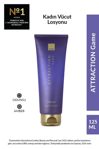 AVON Attraction Game Kadın Vücut Losyonu 125ml