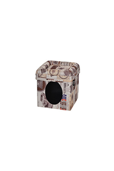 CATRY سرير قابل للطي بتصميم كلاسيكي، أبعاده 39×39×42 سم