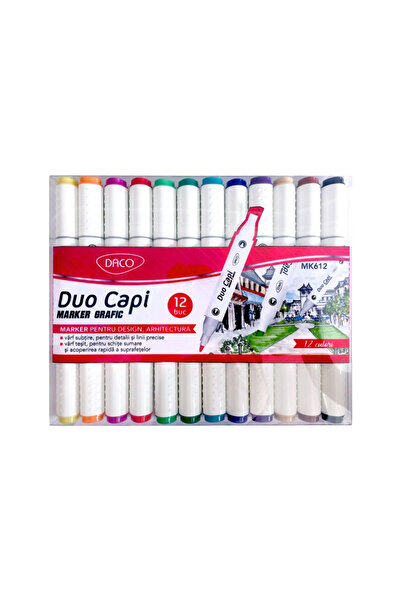 daço Graphic Marker set12 Duo Heads DACO MK612