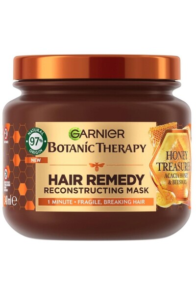 Garnier Botanic Therapy Masca de Par cu Miere Remedy, 340 ml, Botanic Therapy