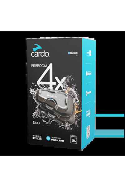 CARDO FREECOM 4X BLUETOOTH VE INTERCOM (İKİLİ PAKET)